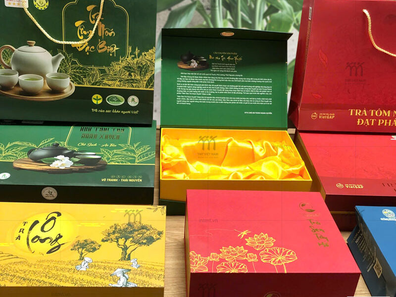 dịch vụ in hộp trà tại TMT Việt Nam