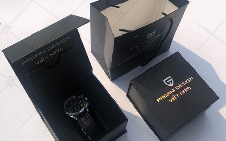 in-hop-dung-dong-ho-pagani bộ túi giấy & hộp cứng đựng hồng hồ thương hiệu PAGANI