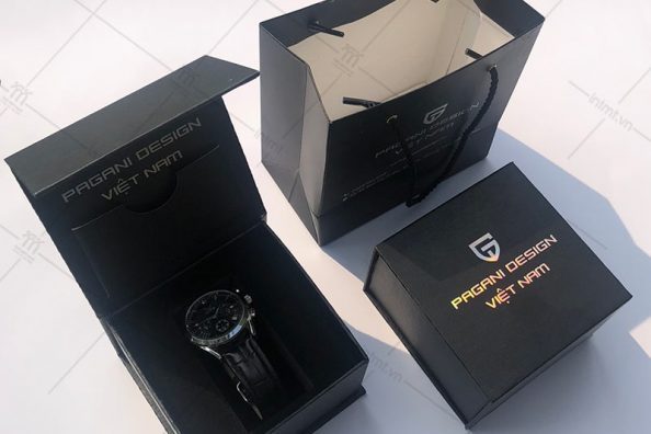 in-hop-dung-dong-ho-pagani bộ túi giấy & hộp cứng đựng hồng hồ thương hiệu PAGANI
