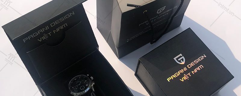 in-hop-dung-dong-ho-pagani bộ túi giấy & hộp cứng đựng hồng hồ thương hiệu PAGANI
