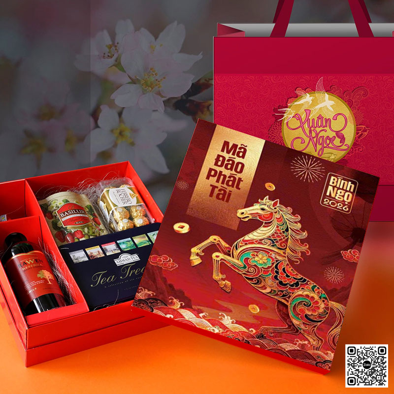 hộp quà tết Bính Ngọ 2026