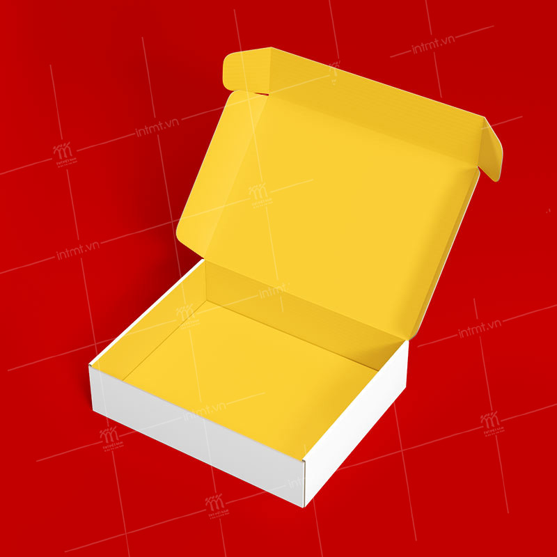 mẫu thiết kế hộp giấy nắp lật