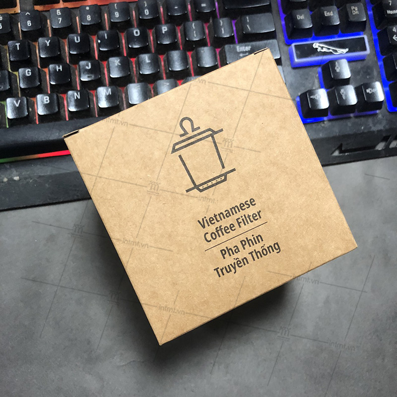 hộp đựng cà phê giấy Kraft
