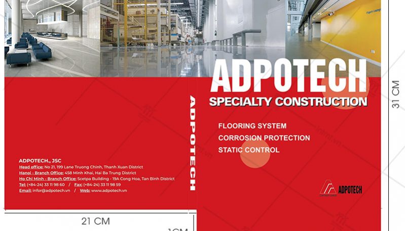 kích thước kẹp file gập 2 có gáy