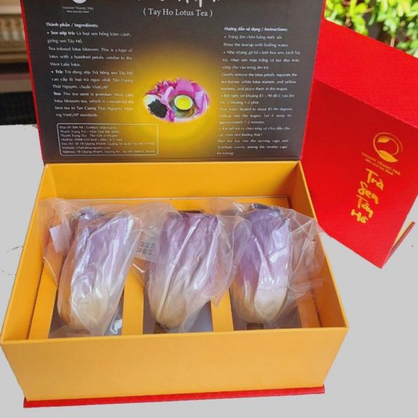 hộp đựng trà bông sen ctl51
