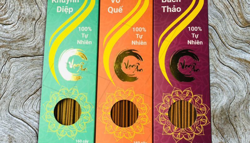 thiết kế mẫu hộp giấy đựng que nhang