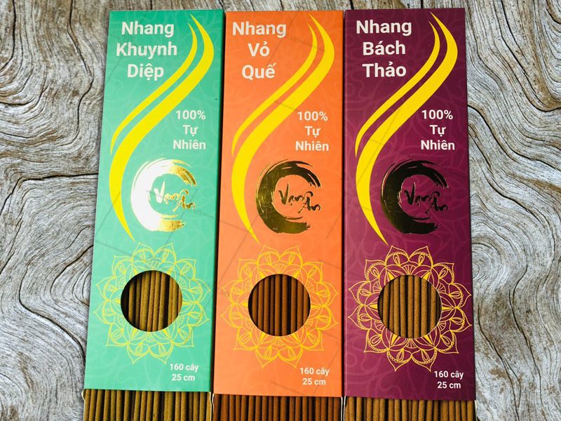 thiết kế mẫu hộp giấy đựng que nhang