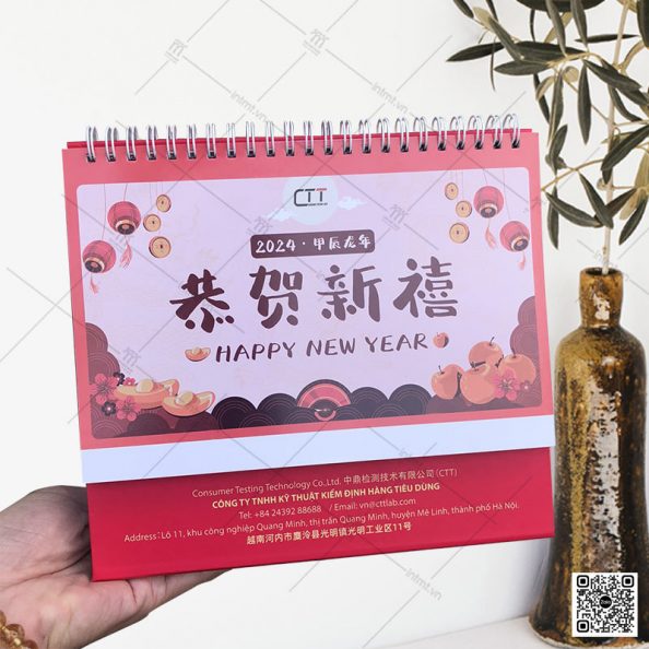 lịch tết để bàn LT09