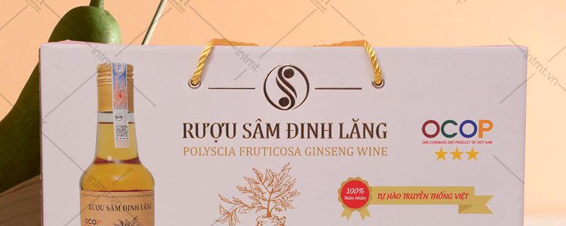 in hộp đựng nông sản OCOP đinh lăng