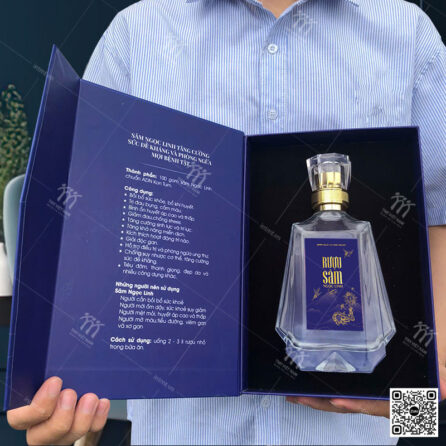 Hộp đựng rượu sâm ngọc linh mã SP CTL117 ảnh 1