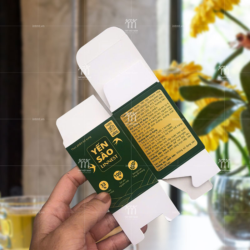 hộp giấy đựng một hũ yến HG36 ảnh 2
