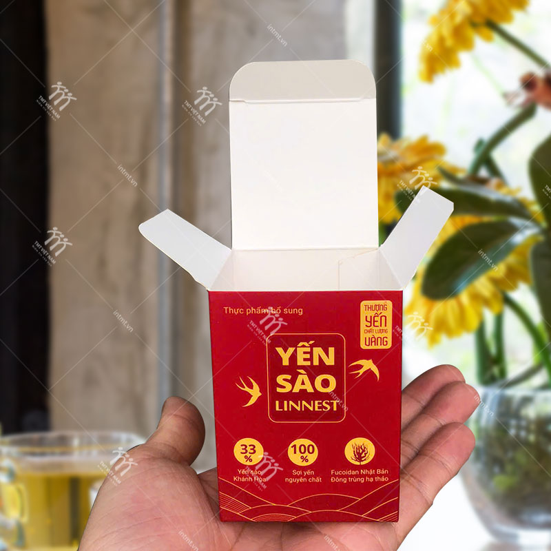 hộp giấy đựng một hũ yến HG36 ảnh 5