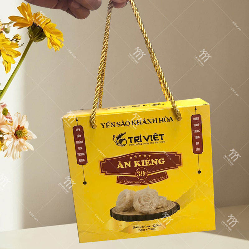 hộp giấy ivory đựng yến sào HG15 ảnh 3