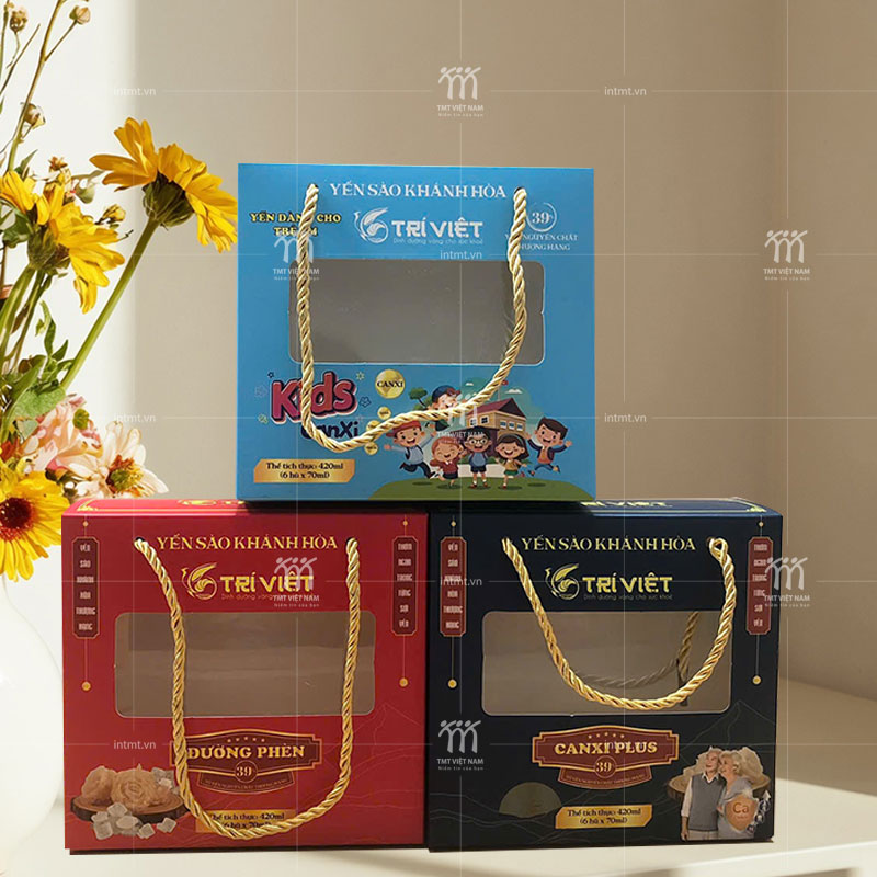 Hộp Giấy Đựng Yến Có Dây Quai HG15 ảnh 4