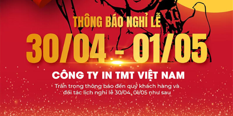 web-in-tmt-vietnam-le-3042025 thông báo lịch nghỉ lễ 30/4 - 1/5/2025