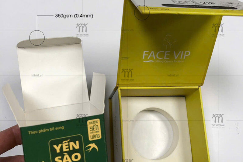 so sánh hộp giấy mềm với hộp giấy bìa cứng