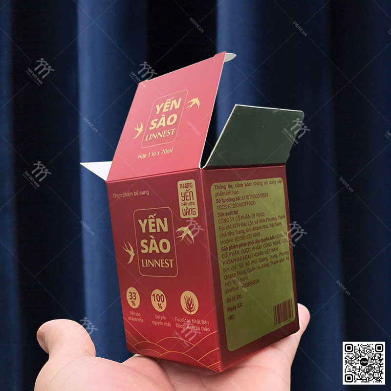 hộp giấy đựng yến hũ HG37 - 4