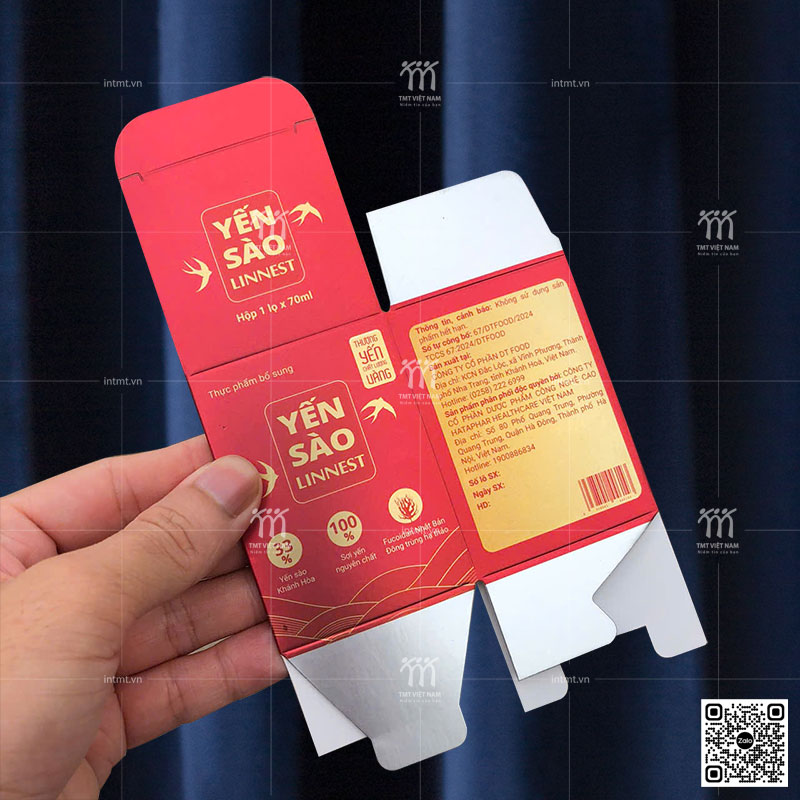 hộp giấy đựng yến hũ HG37