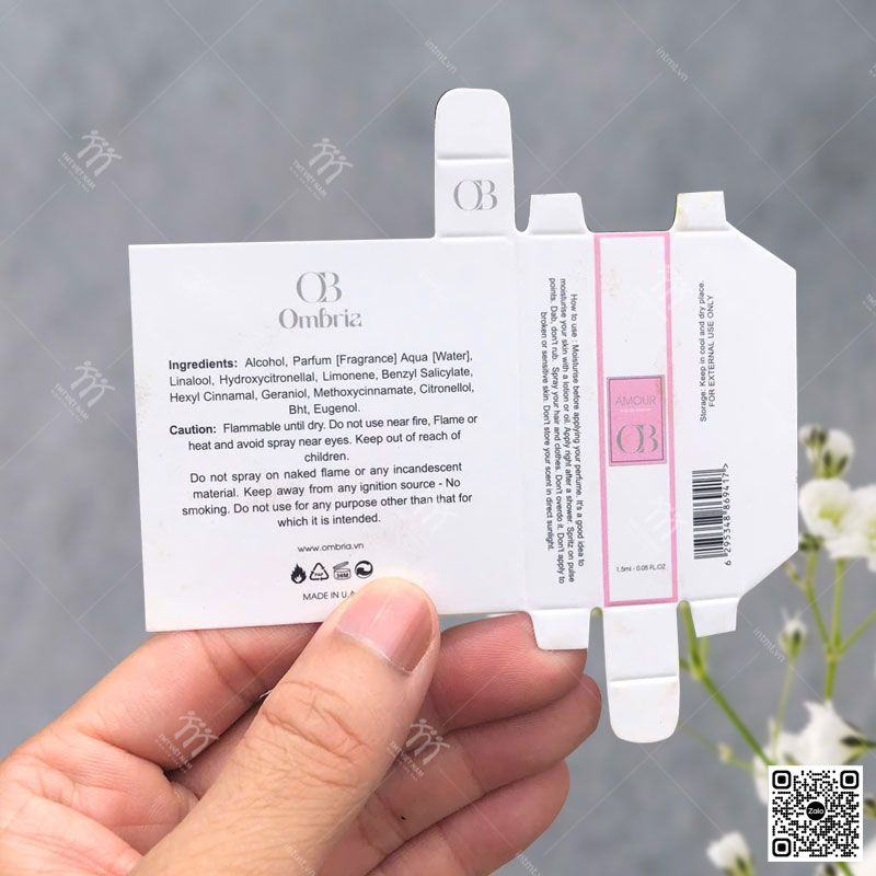 hộp giấy đựng nước hoa chai dùng thử 2ml HG38(4)