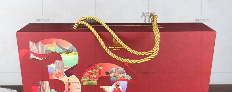 mẫu hộp đựng quà tặng của Tân Hoàng Minh Group