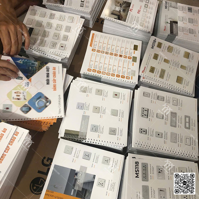 gia công làm catalogue