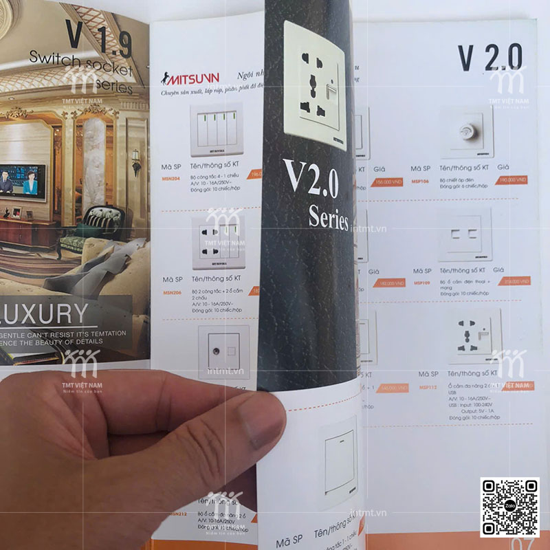 Chất liệu ruột catalogue