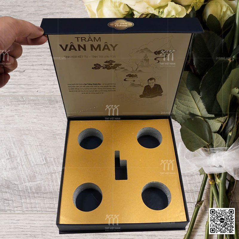 bộ bao bì túi hộp đựng nhang trầm ctl143-12